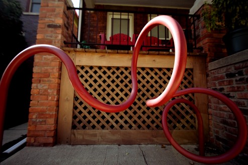 "Doormouse" Jason Huffines (Bike rack) 5053 Commonwealth